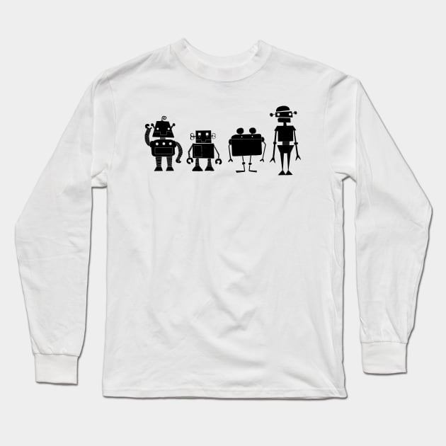 Robots Long Sleeve T-Shirt by msmart